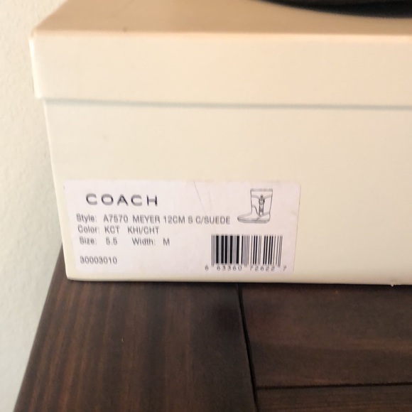 Coach suede boots - Picture 2 of 5